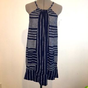 NWT recycled material ( like a linen) sack dress